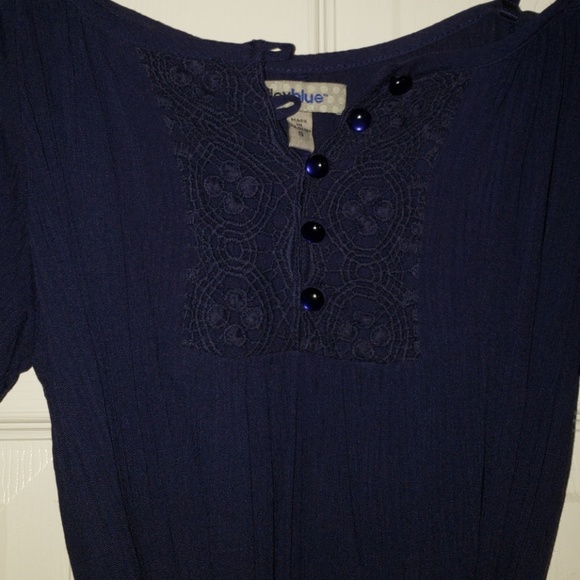 Cute navy blue dress - Picture 7 of 7